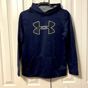 Blue hoodie under armour